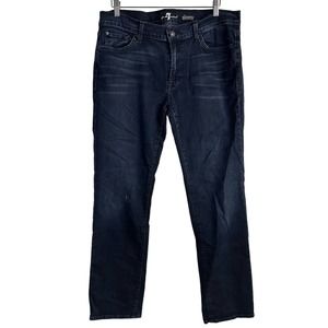 7 For All ManKind Slimmy Dark Wash Mens Jeans size 36